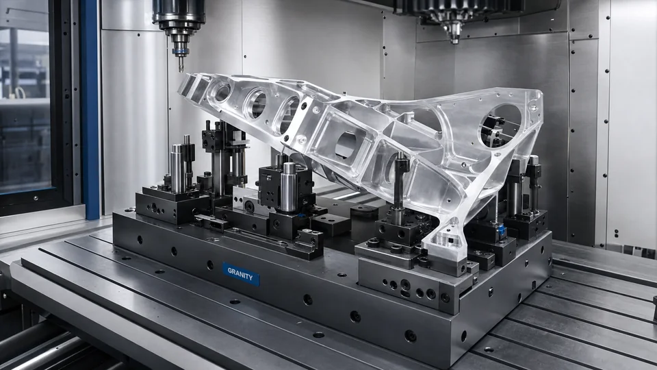 Aerospace machining fixture for workholding module overview