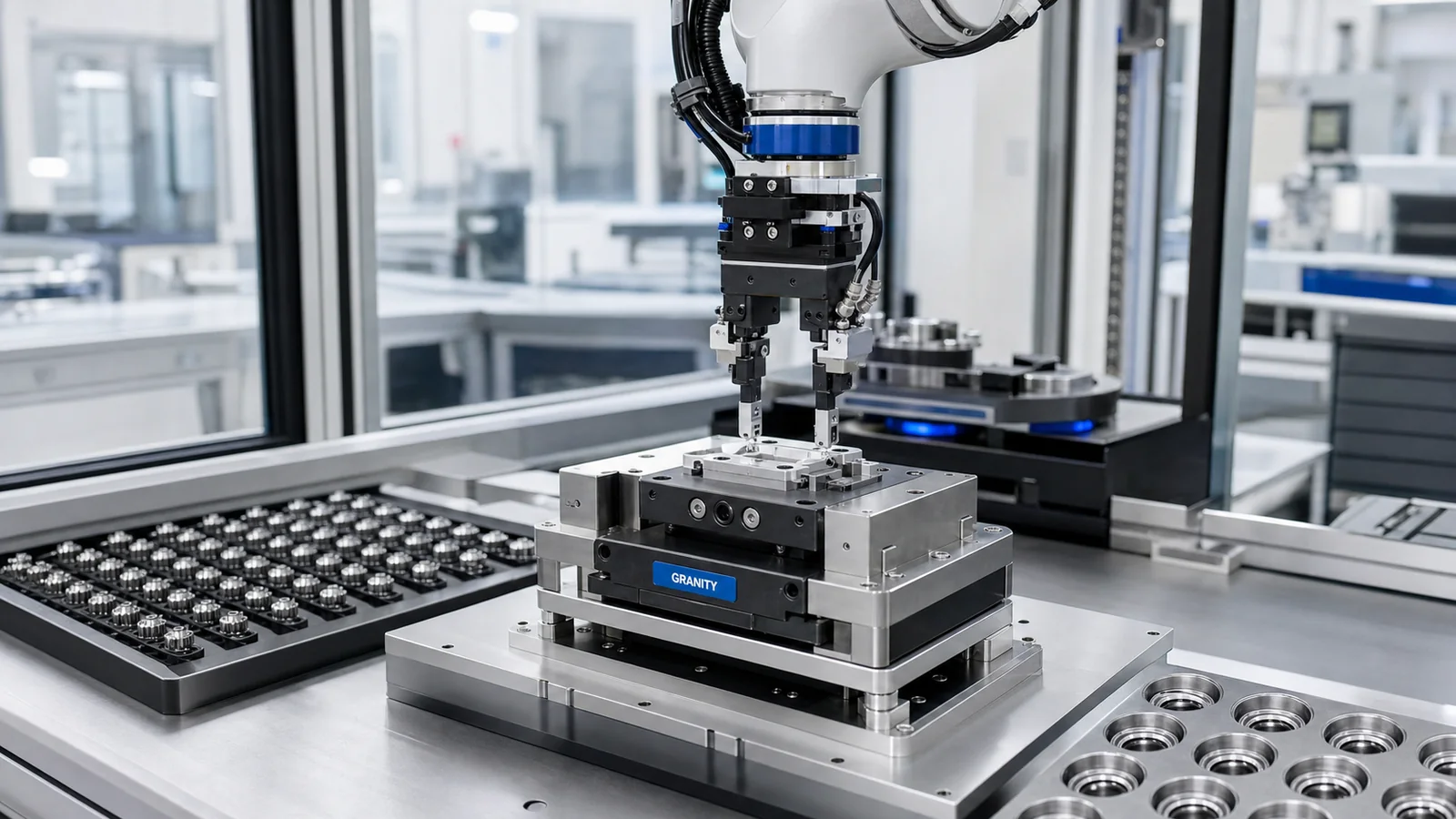 Medical device manufacturing precision handling workflow